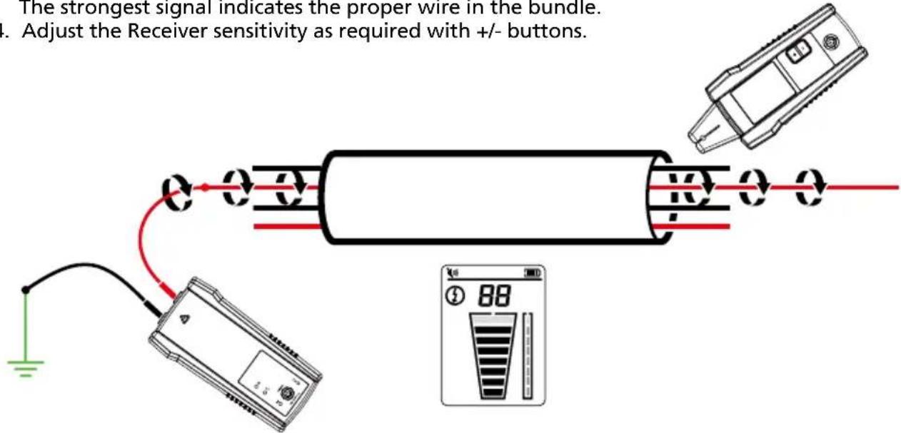 Amprobe AT6010 - Identify a specific wire in a bundle - 1