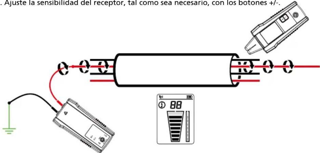 Amprobe AT6010 - Identificación de un cable específico en un grupo - 1