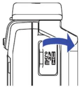 ZOOM F1 - Insertion de cartes microSD - 1