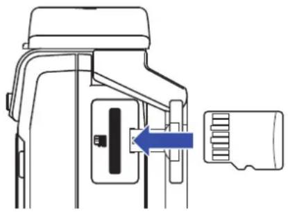 ZOOM F1 - Insertion de cartes microSD - 2