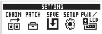 ZOOM B1 FOUR - Changement des réglages individuels de patch - 2