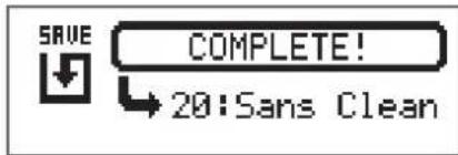 SAVE COMPLETE! 20:Sans Clean