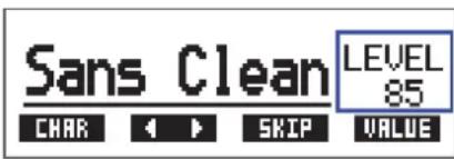 Sans Clean LEVEL 85 CHAR SKIP VALUE