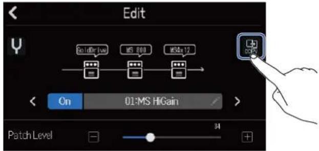 ZOOM R20 - Copie de mémoires de patch - 1