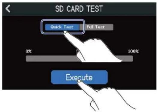 ZOOM R20 - Test des performances d'une carte SD - 4