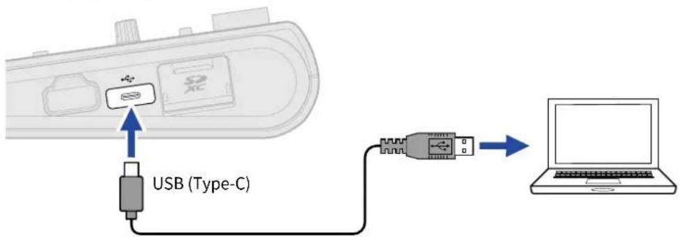 ZOOM R20 - Connexion à un ordinateur - 4