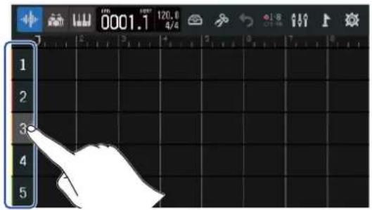 ZOOM R20 - Sélection du son de synthé - 1