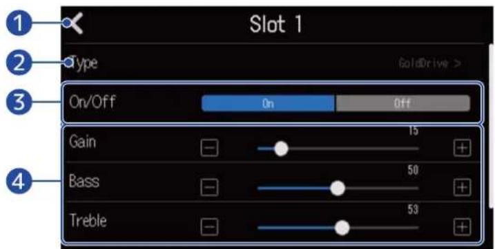 ZOOM R20 - Activation/désactivation des mémoires de patch - 3
