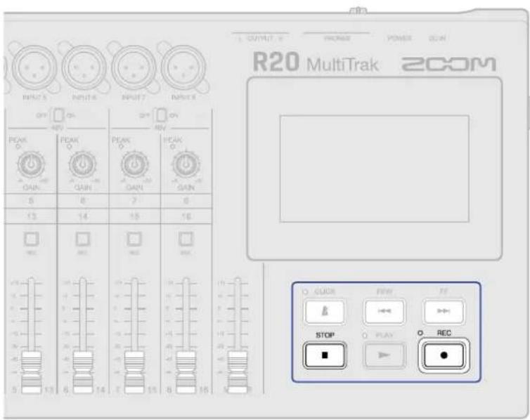 ZOOM R20 - Enregistrement - 1