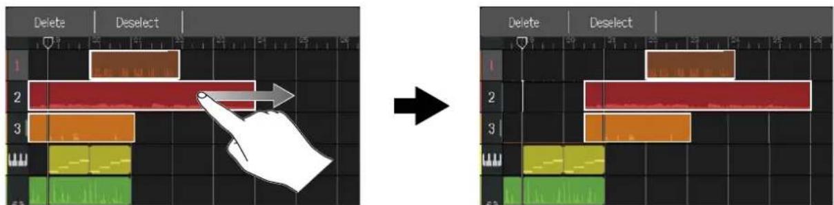 ZOOM R20 - ■Déplacement simultané de plusieurs régions - 4