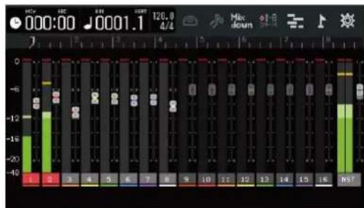 ZOOM R20 - Pressez les touches des pistes que vous souhaitez enregistrer. - 3