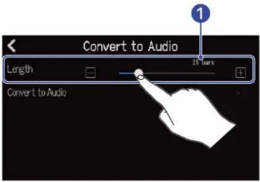 ZOOM R20 - Conversion d'une piste de synthé en piste audio - 5