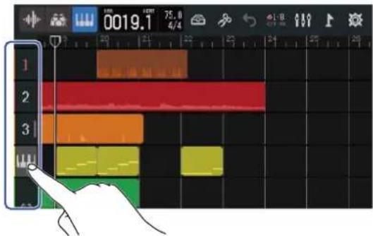 ZOOM R20 - Conversion d'une piste de synthé en piste audio - 1
