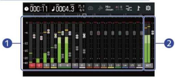 ZOOM R20 - Réglage des niveaux de volume - 2