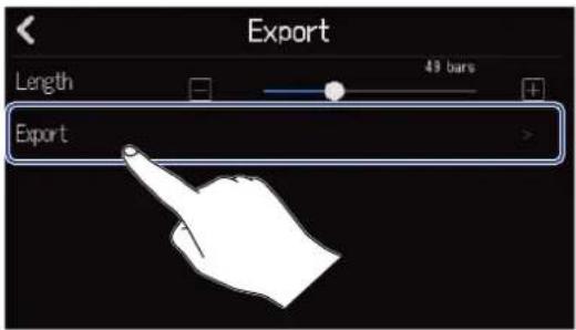 ZOOM R20 - Exportation de pistes - 5