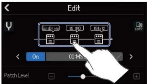 ZOOM R20 - Activation/désactivation des mémoires de patch - 2