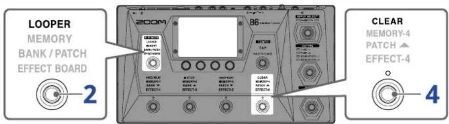 ZOOM B6 - Créer des boucles et les sauvegarder sur cartes SD - 1
