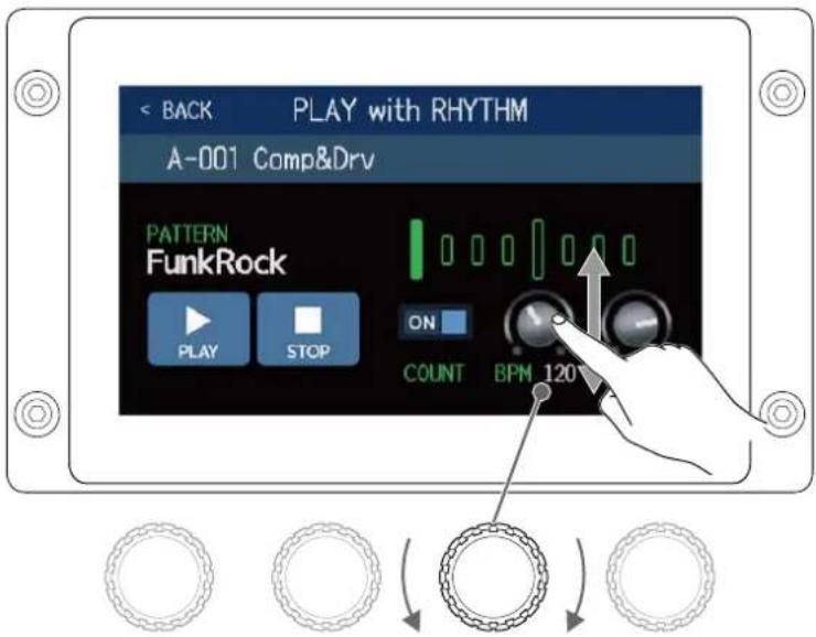 ZOOM B6 - Réglage du précompte - 2