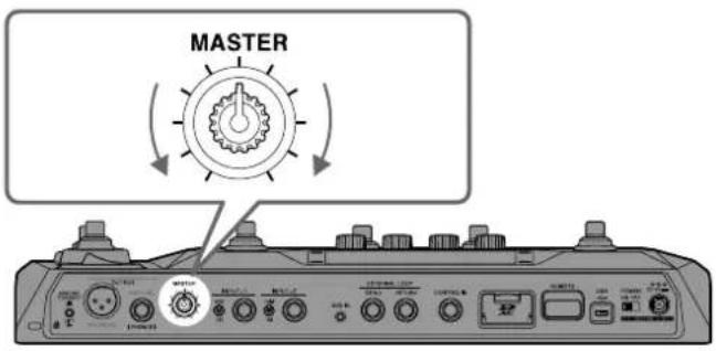 ZOOM B6 - Réglage du niveau général - 1