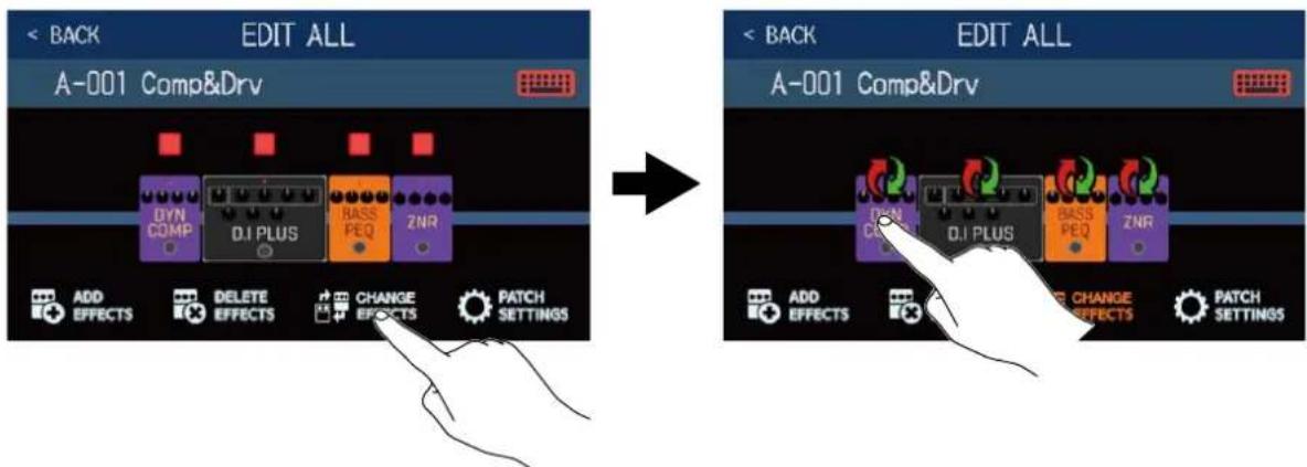 ZOOM B6 - Remplacement des amplis et des effets - 1