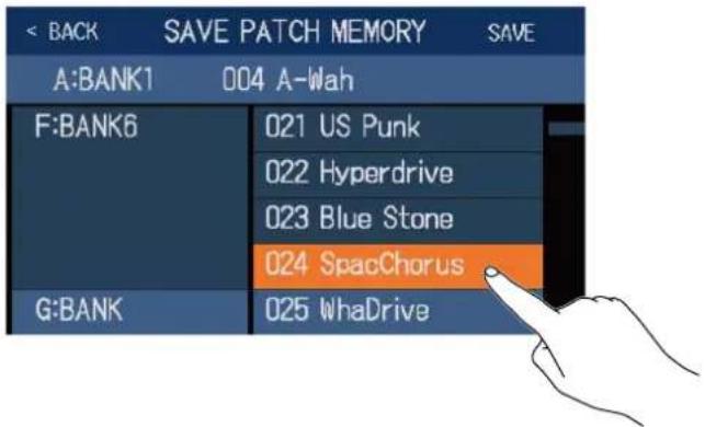 ZOOM B6 - Écrasement du patch actuel - 3