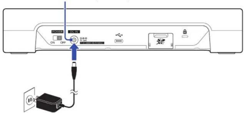 ZOOM PodTrak P8 - Par un adaptateur secteur - 1