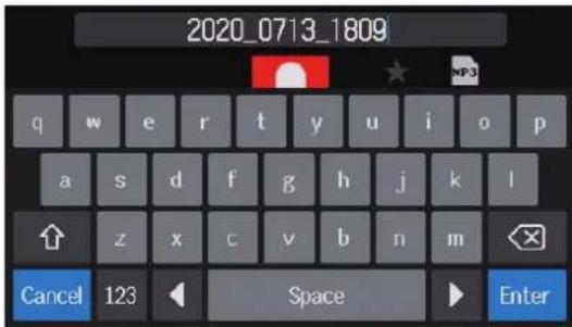 ZOOM PodTrak P8 - Changement des noms de fichier - 2