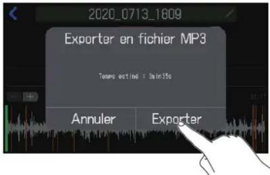 ZOOM PodTrak P8 - Conversion de fichiers au format MP3 - 2