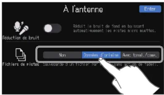 ZOOM PodTrak P8 - Réglage de réduction de bruit et du type des fichiers d'enregistrement (première mise sous tension) - 2