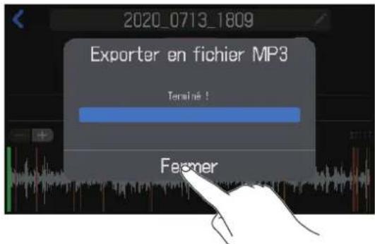 ZOOM PodTrak P8 - Conversion de fichiers au format MP3 - 3