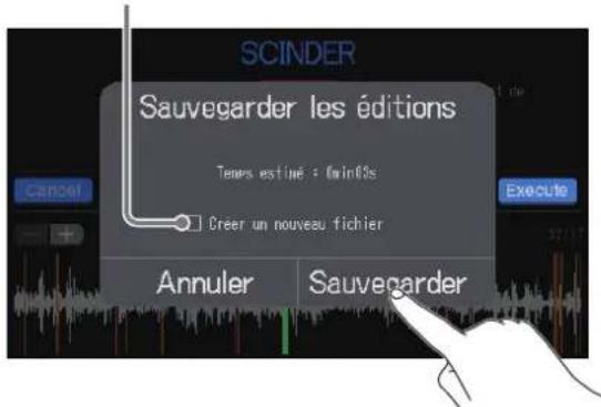 ZOOM PodTrak P8 - Touchez Sauvegarder. - 1