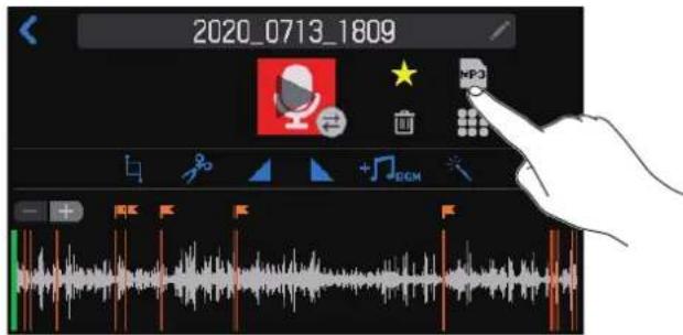 ZOOM PodTrak P8 - Conversion de fichiers au format MP3 - 1