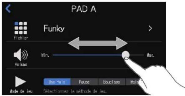 ZOOM PodTrak P8 - Réglage du niveau de chaque touche SOUND PAD - 2