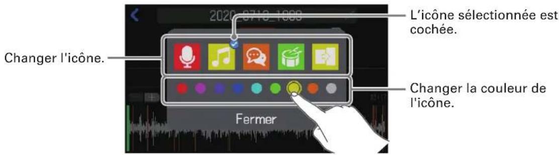 ZOOM PodTrak P8 - Changement des icones - 2