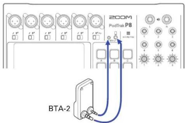 ZOOM PodTrak P8 - Connexion - 1