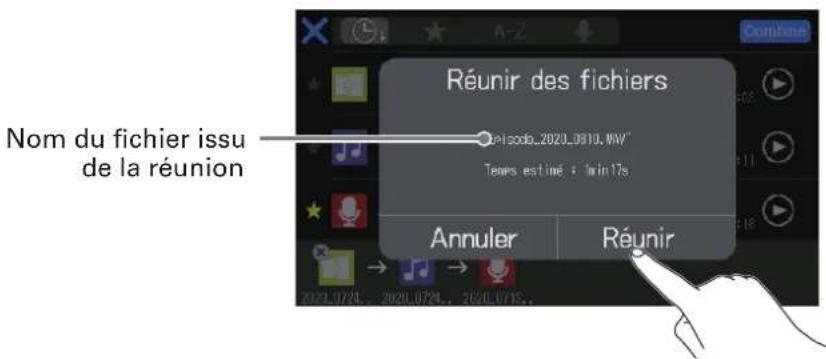 ZOOM PodTrak P8 - Touchez Réunir. - 1
