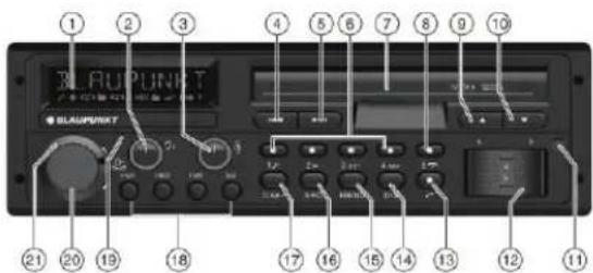 BLAUPUNKT Bremen SQR 46 DAB - Do not connect the vehicle's plug connectors to the radio! - 20