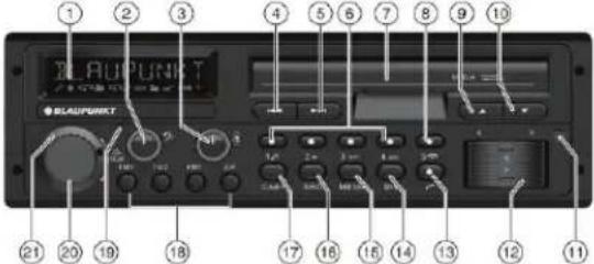 BLAUPUNKT Bremen SQR 46 DAB - Nepřipojujte konektory vozidla k rádiu! - 13