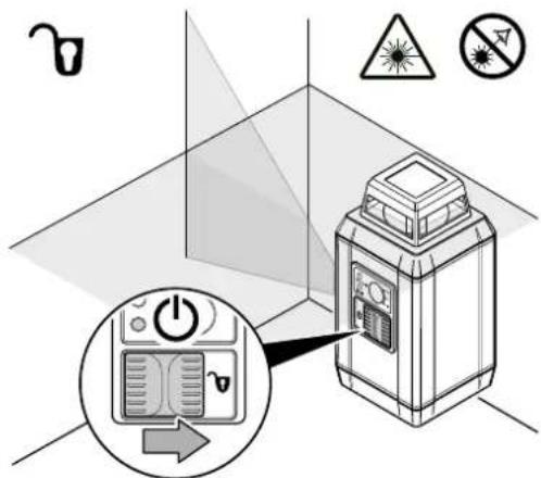 TROTEC BD7A - Auto-nivellement du laser - 2