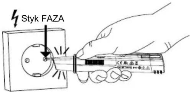 Beha-Amprobe NCV1030EUR - Sprawdzanie odbiornika: - 1