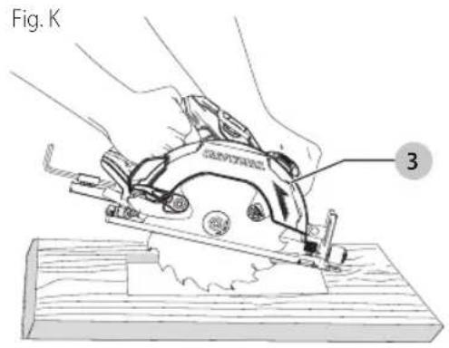 Craftsman CMES510 - Pocket Cutting (Fig. K) - 1