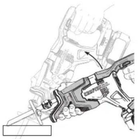 Craftsman CMCS300 - Découpe en poche - bois seulement (Fig. J) - 1