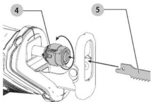 Craftsman CMCS300 - Instalar la Cuchilla (Fig. B) - 1