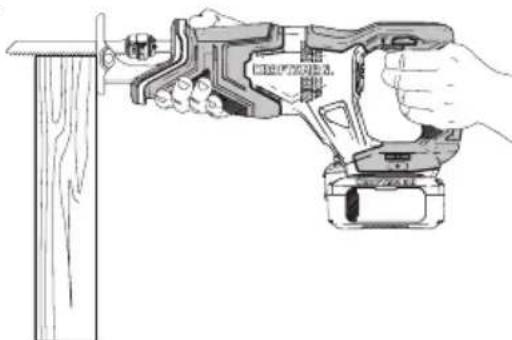 Craftsman CMCS300 - Wood Cutting (Fig. H) - 1
