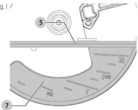 Craftsman CMCS500 - Ajuste de la Profundidad de Corte (Fig. H-J) - 2