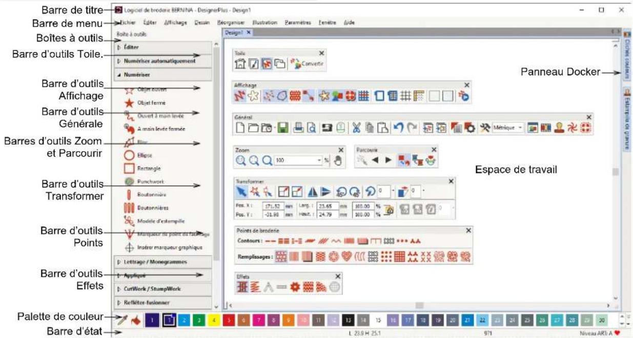 BERNINA Embroidery Software 9 Creator - Toile de broderie - 2
