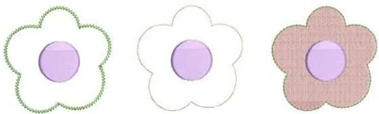 BERNINA Embroidery Software 9 Creator - Choisir des types de points - 1