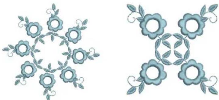 BERNINA Embroidery Software 9 Creator - Transformation des éléments de dessin - 1