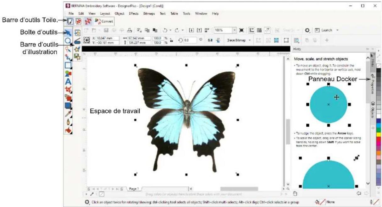BERNINA Embroidery Software 9 Creator - Toile d'illustration - 2
