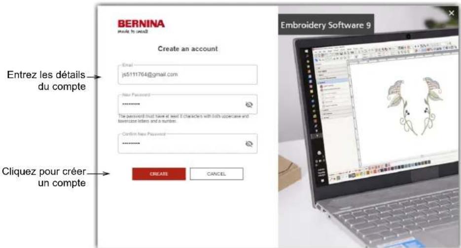 BERNINA Embroidery Software 9 Creator - Pour enregistrer votre compte ... - 2